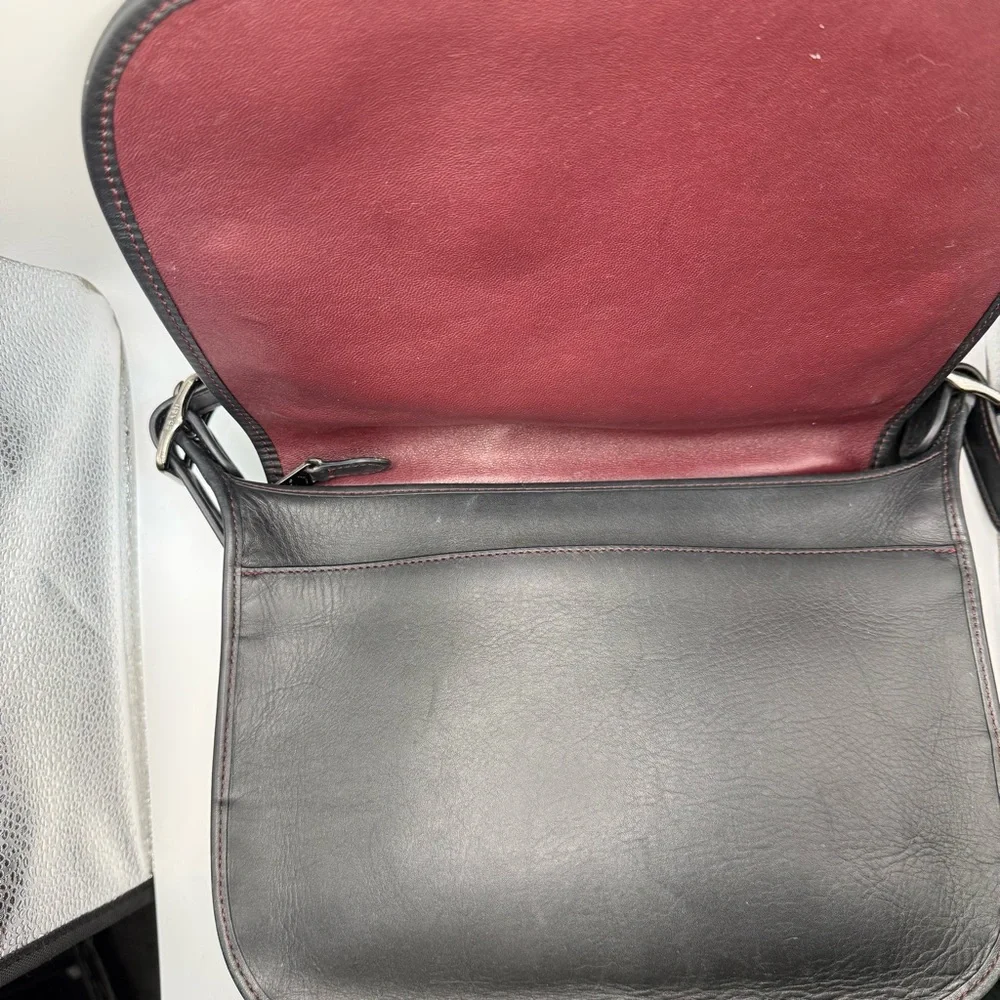 Coach Limited Edition 75th Anniversary 1941 Legacy Saddle Bag Black With DustBag
